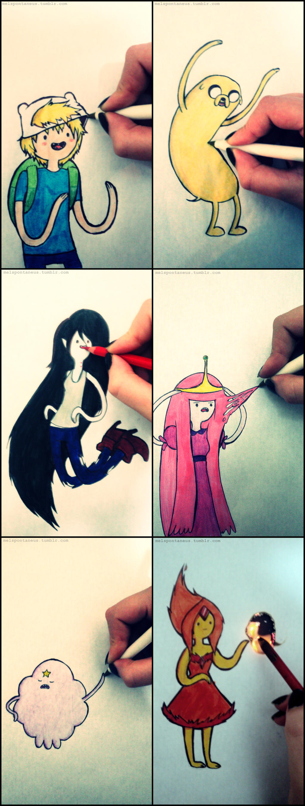 Playing with Adventure Time characters