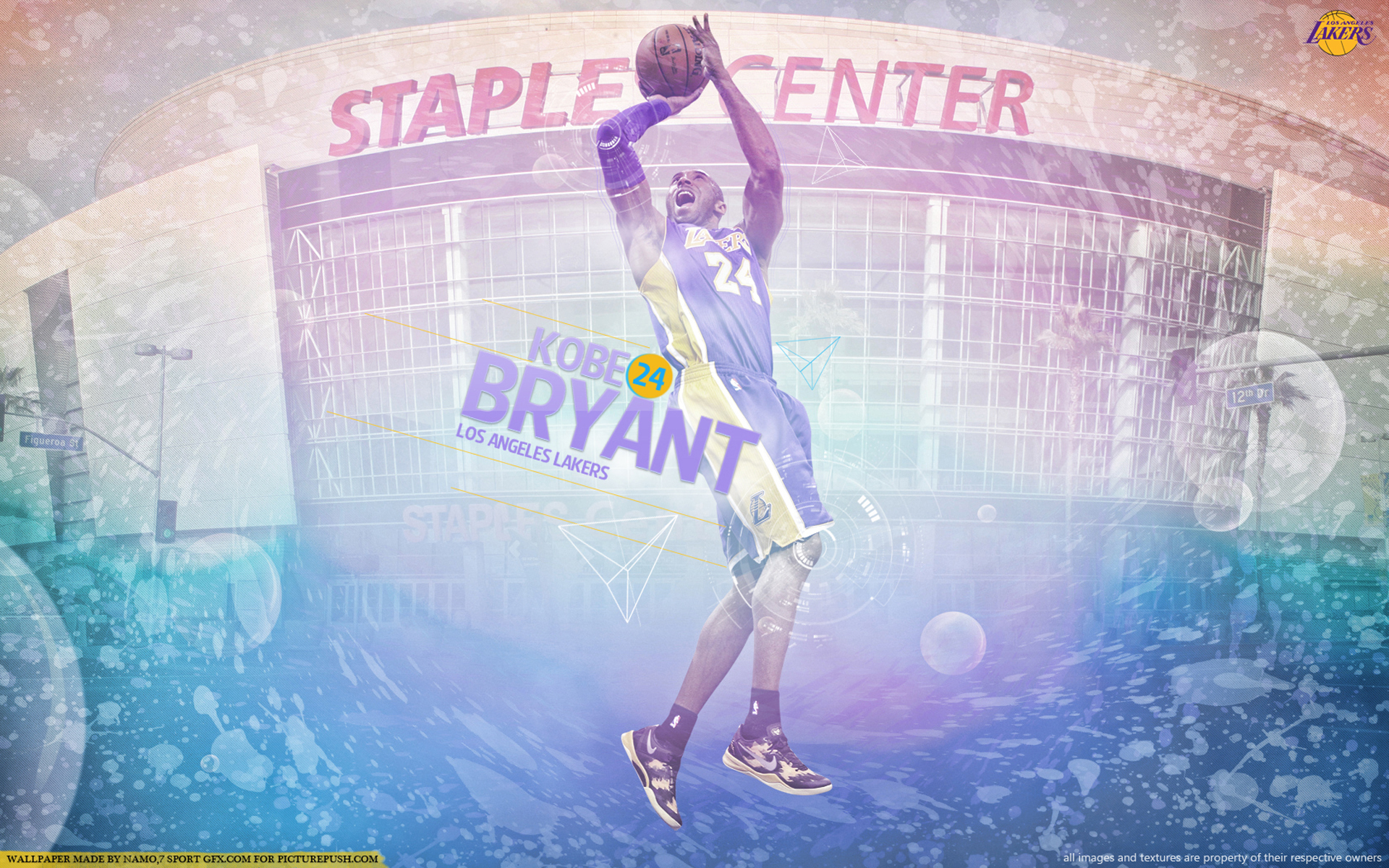 Kobe Bryant Los Angeles Lakers by namo,7