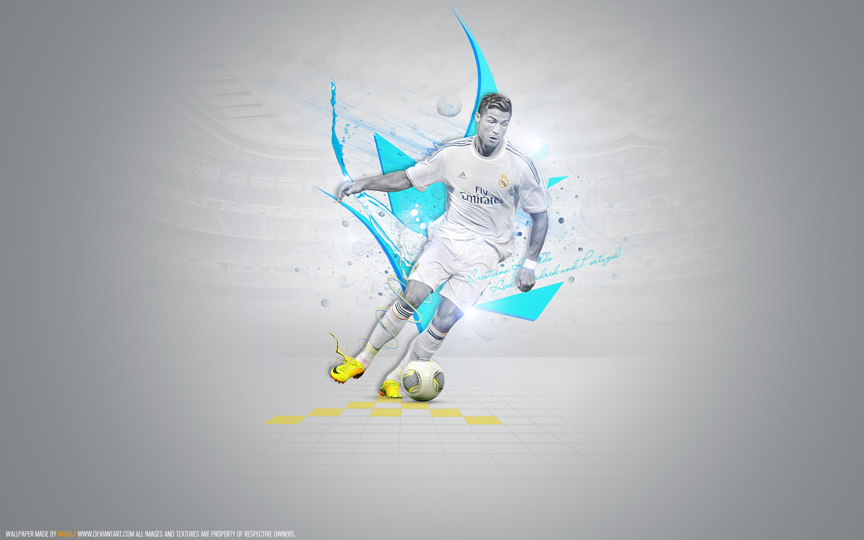 Cristiano Ronaldo 7 Real Madrid 2013 2014 by n