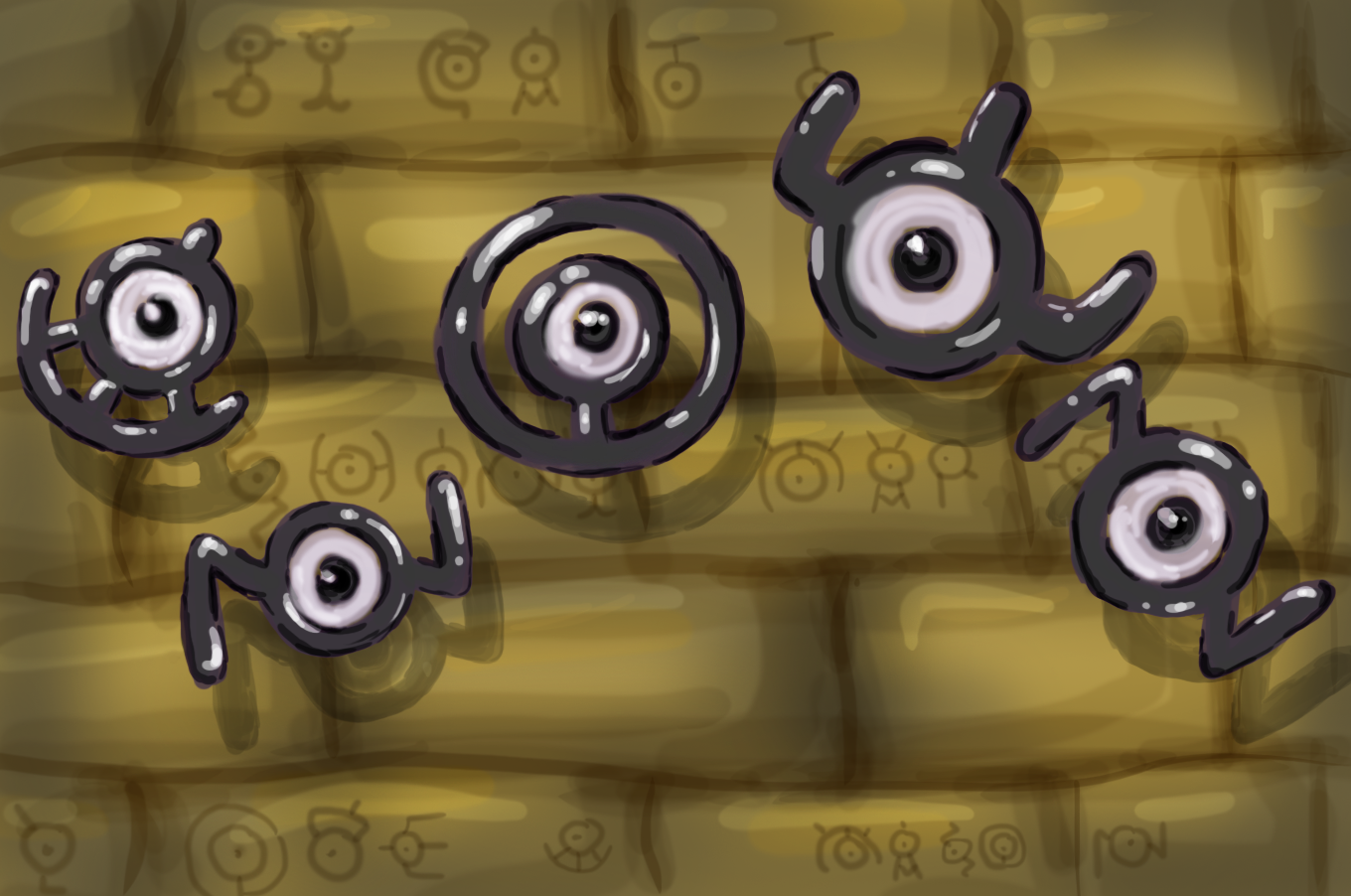 Unown Glyphs