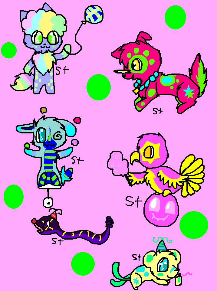 PARTY ANIMAL ADOPTS~ OPEN!!