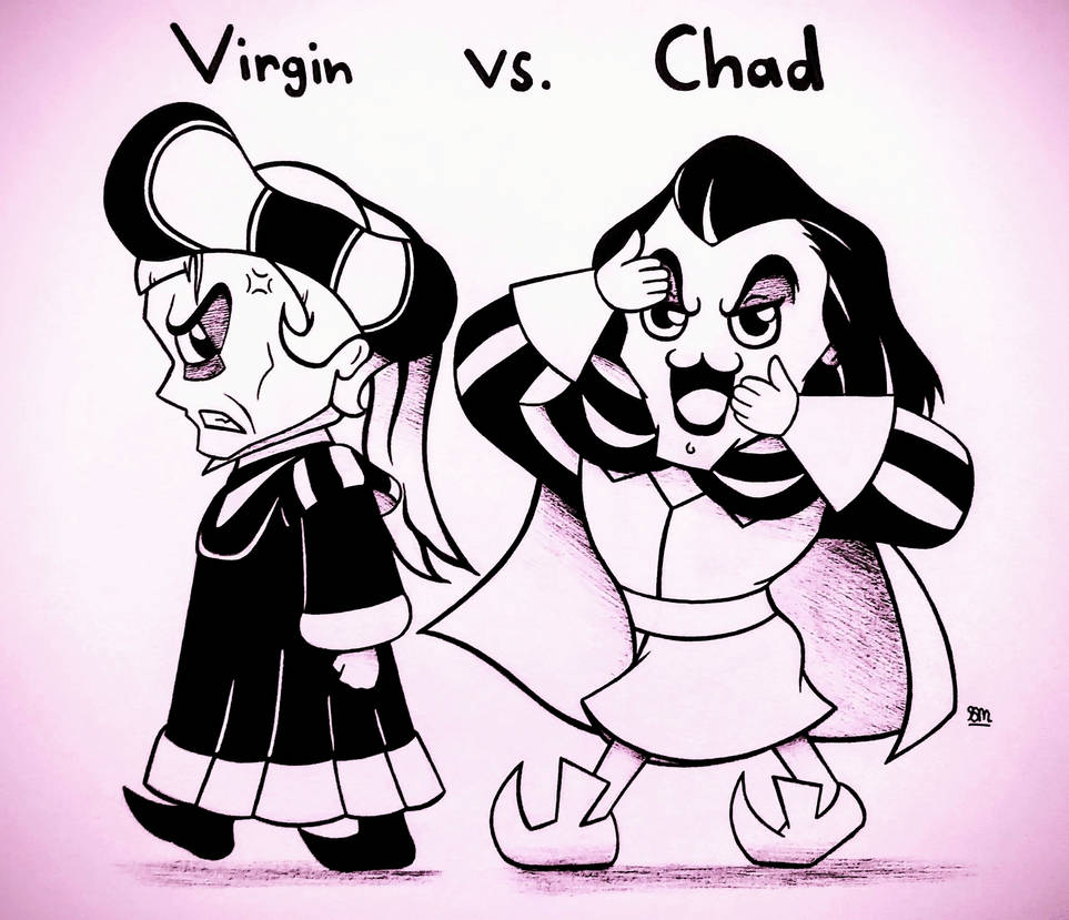 Virgin and Chad meme png by Zelrom on DeviantArt