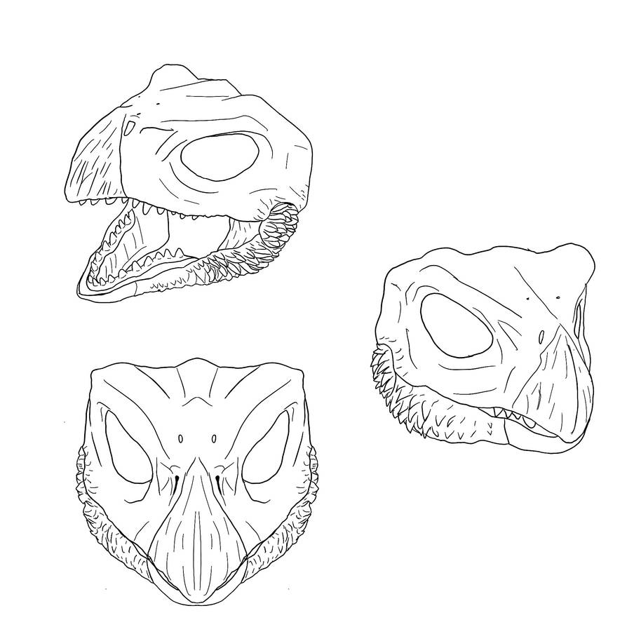 Dinomask base Therizinosaurus ver by greyhuff on DeviantArt
