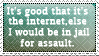 Assault and the internet stamp