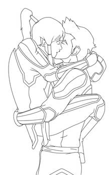 Victory Kiss - Makorra Lineart