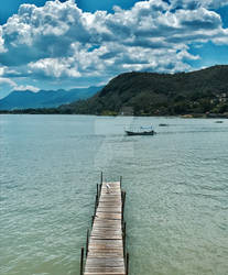 Lake pier in Chapala, Jalisco MX