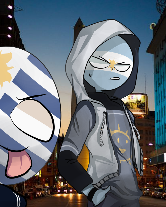 Countryhumans- a walk with argentina by MAODIX on DeviantArt