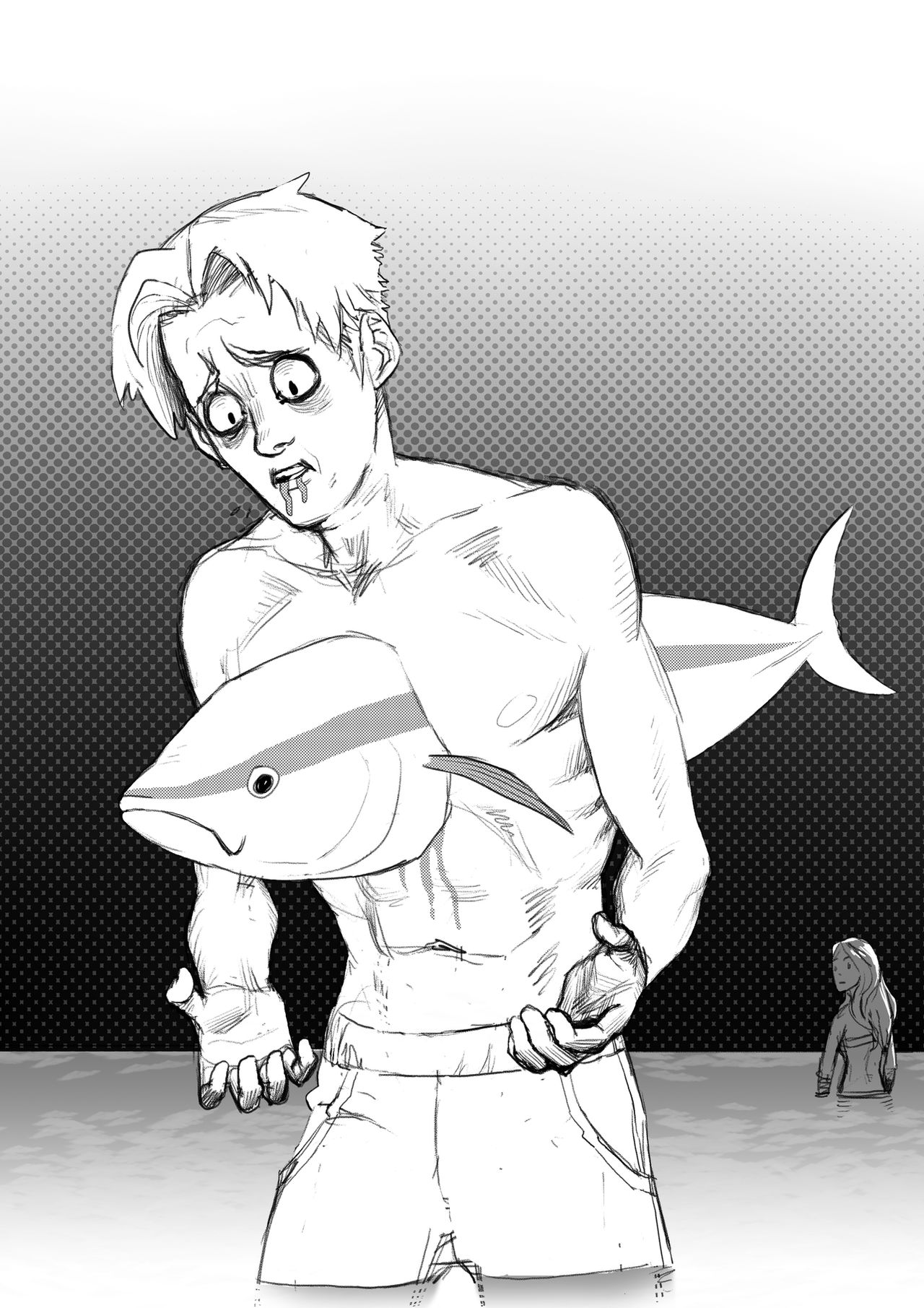 Fishman Pencil FishMan Origins by Pencil-Fluke on DeviantArt