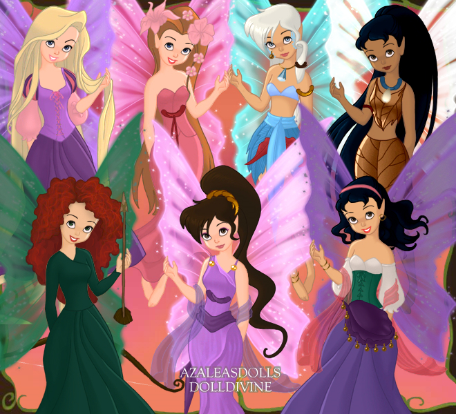 Disney Princess Fairies Part 2 by cartoon-girl-2010 on DeviantArt