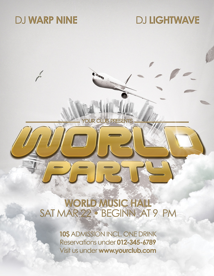 World Party - Flyer Template