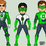Earth's Green Lanterns Redesigns