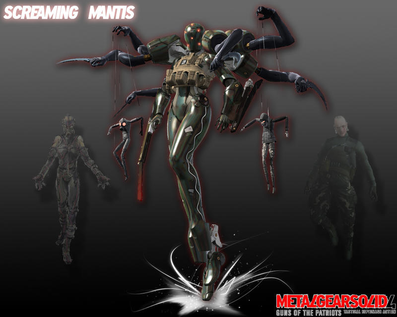 Mantis Mask Mgs MGS4 - Screaming Mantis by tdj1337 on DeviantArt
