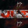 Chainsaw man Youtuber banner for Juzo