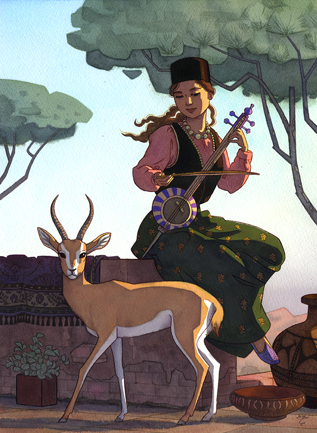 gazelle by claratessier