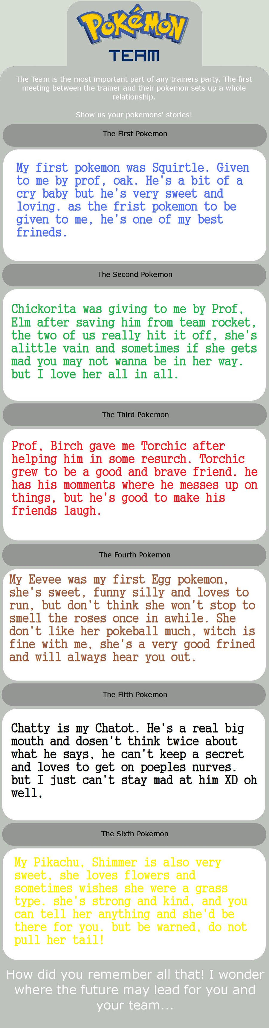 Team Pokemon Message Pokemon Team Meme. by EeveeFan16 on DeviantArt