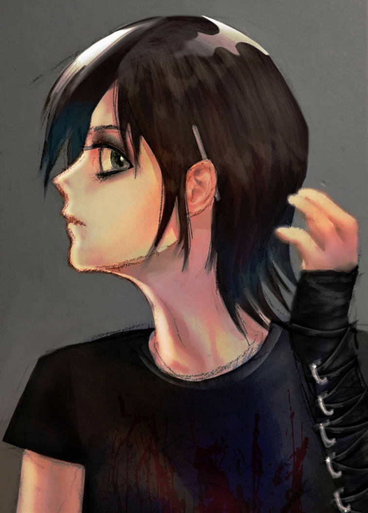 Anime emo girl by tfryfxd on DeviantArt