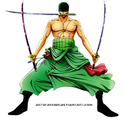 Roronoa-Zoro-render-by-Archer