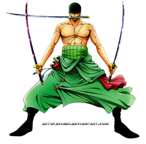 Roronoa-Zoro-render-by-Archer