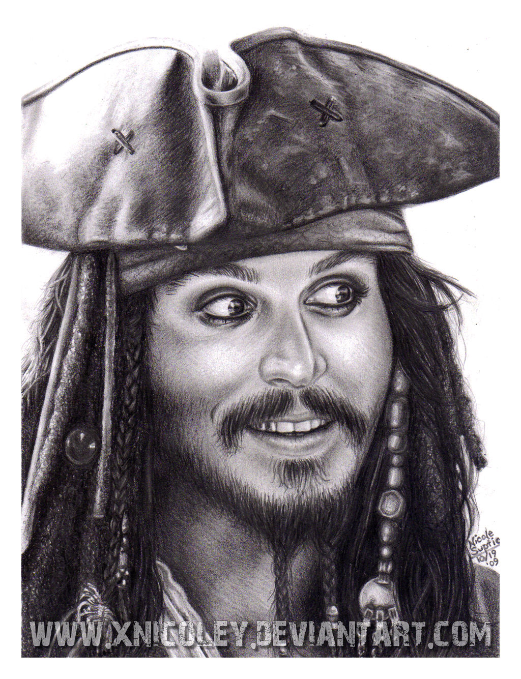 Jack Sparrow drawing, aye?