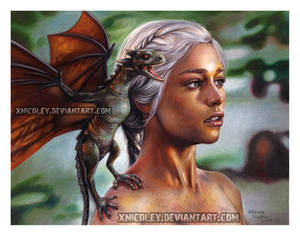 Daenerys in Colored Pencil