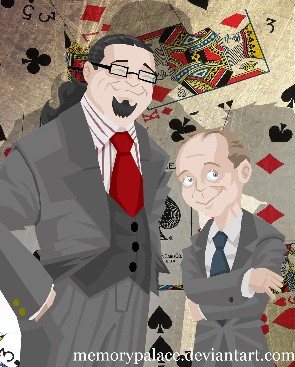 Penn And Teller By Memorypalace On DeviantArt
