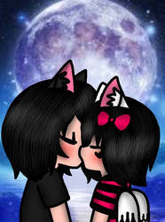 Me and my boyfriend kisses :3