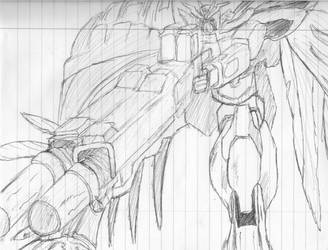 Gundam Wing Drawing