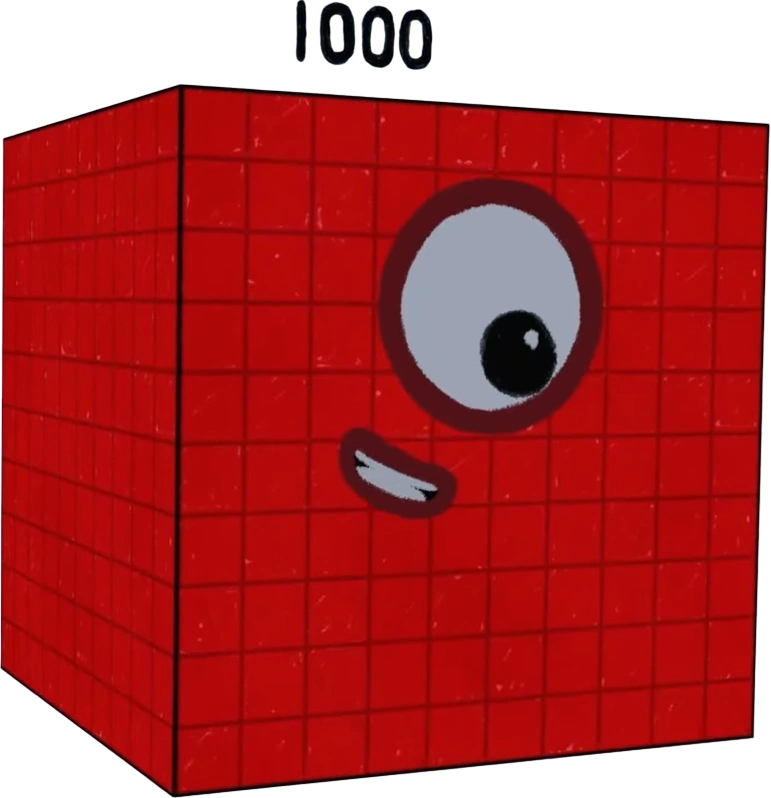 Numbers Blocks 101000 Numberblocks 1000 by NumberblocksFanMade on DeviantArt