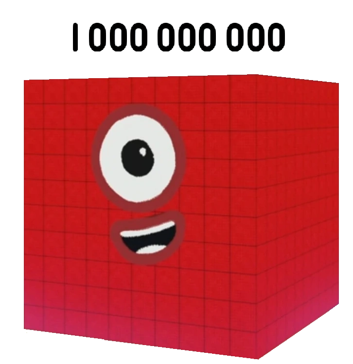 Numbers Blocks 101000 Numberblocks 1000000000 by NumberblocksFanMade on DeviantArt