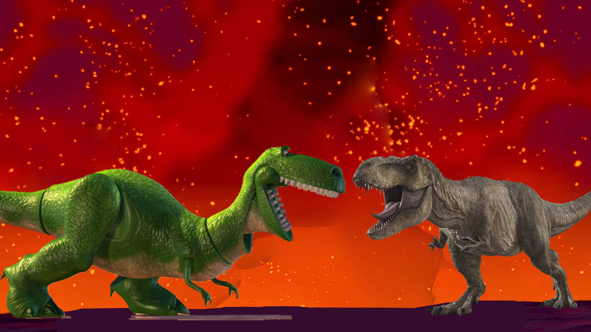 Rex vs Rexy by Johnnysaurus93 on DeviantArt