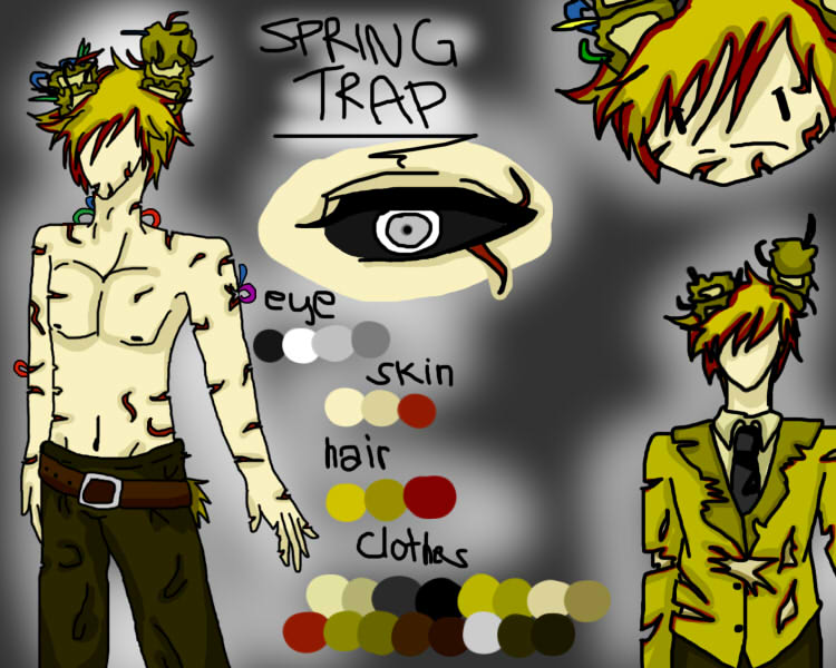 SPRINGTRAP (HUMAN/ANDROID/ANIME VERSION) by YaoiIsMyBet on DeviantArt