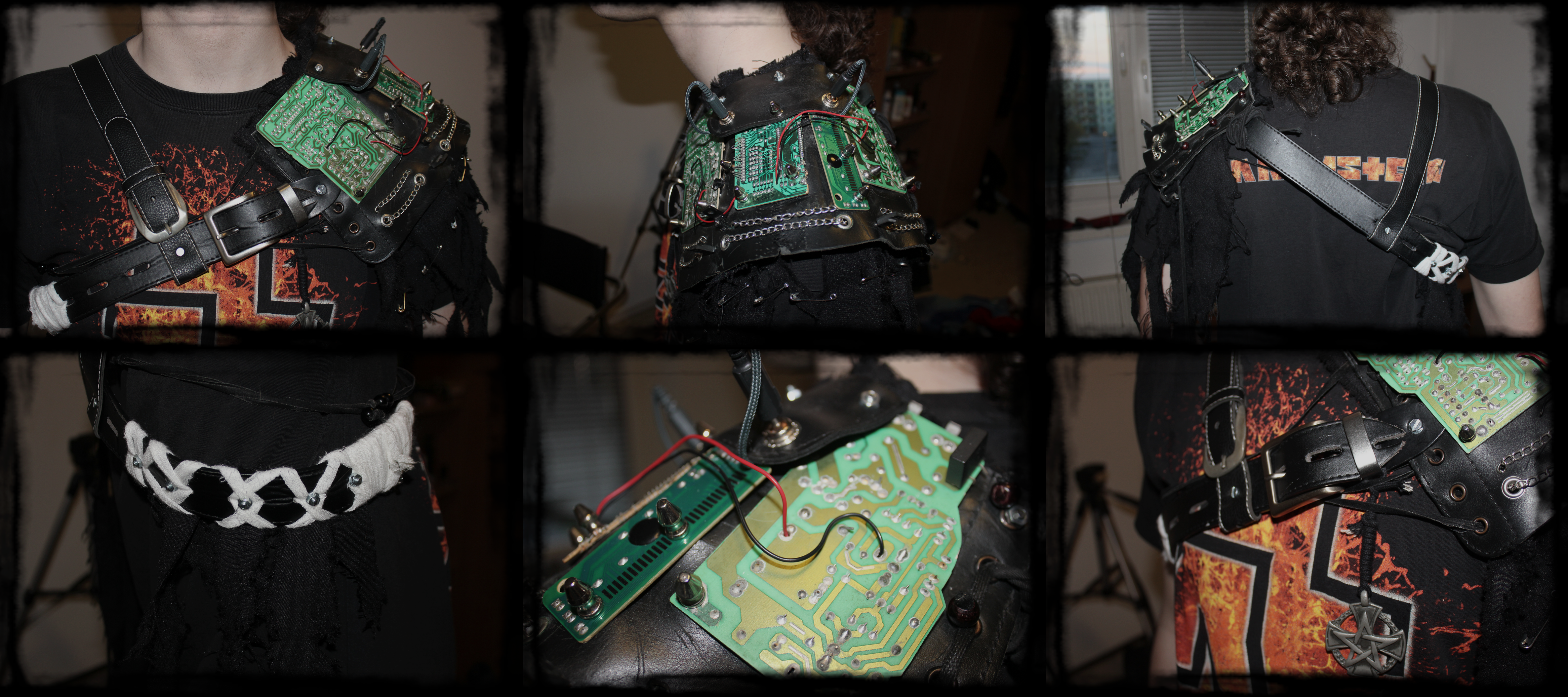 Shoulder Armor: Cyberpunk Trash 3rd GIG