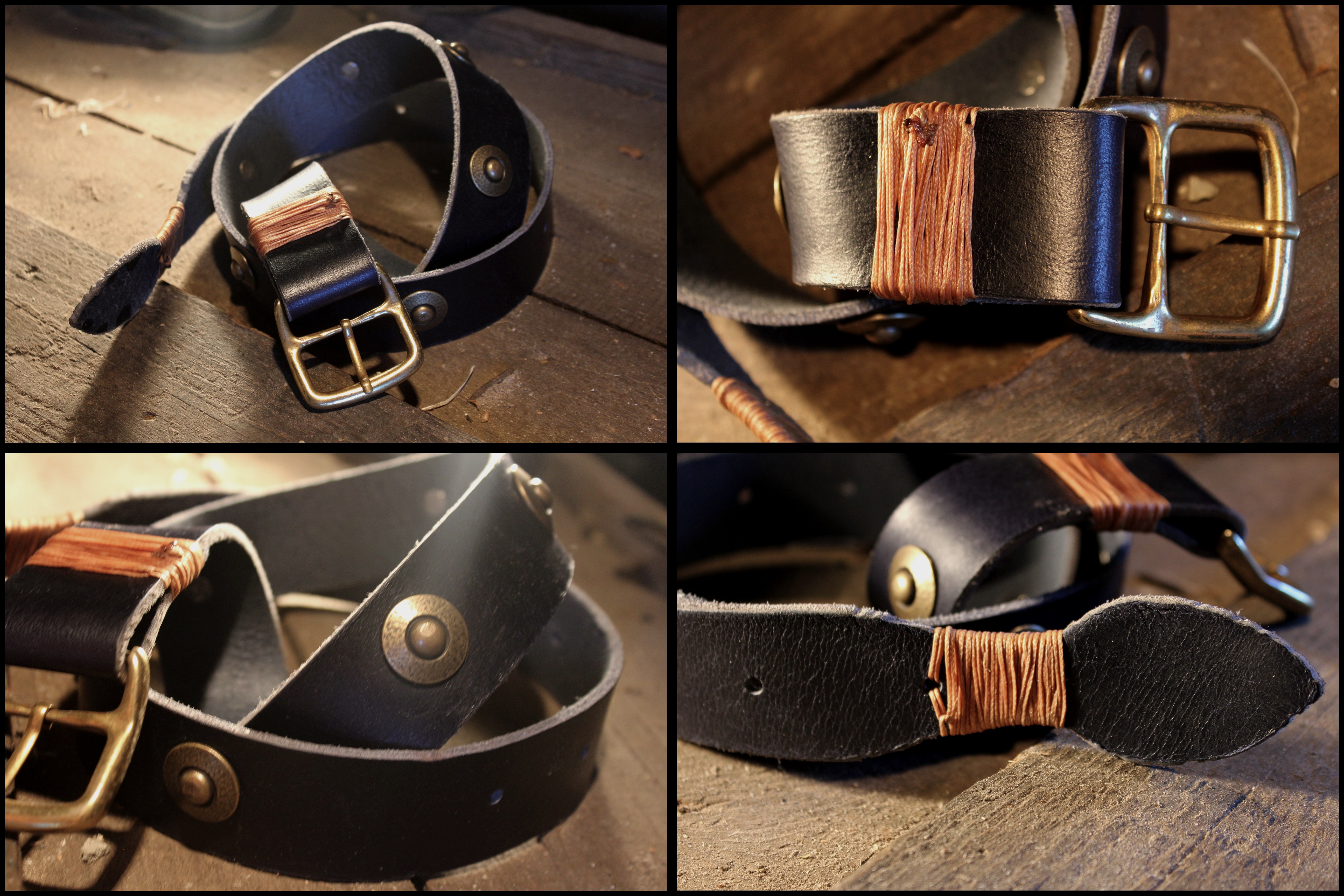 THE ABANDONED WORKSHOP:  Midnight Leather Belt