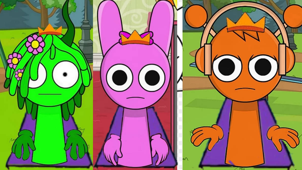 (Sprunki) Sprunki Green Pinki Orange King Out You? by TitinCobain on ...
