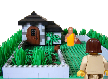 Jesus meets Buddha (LEGO)