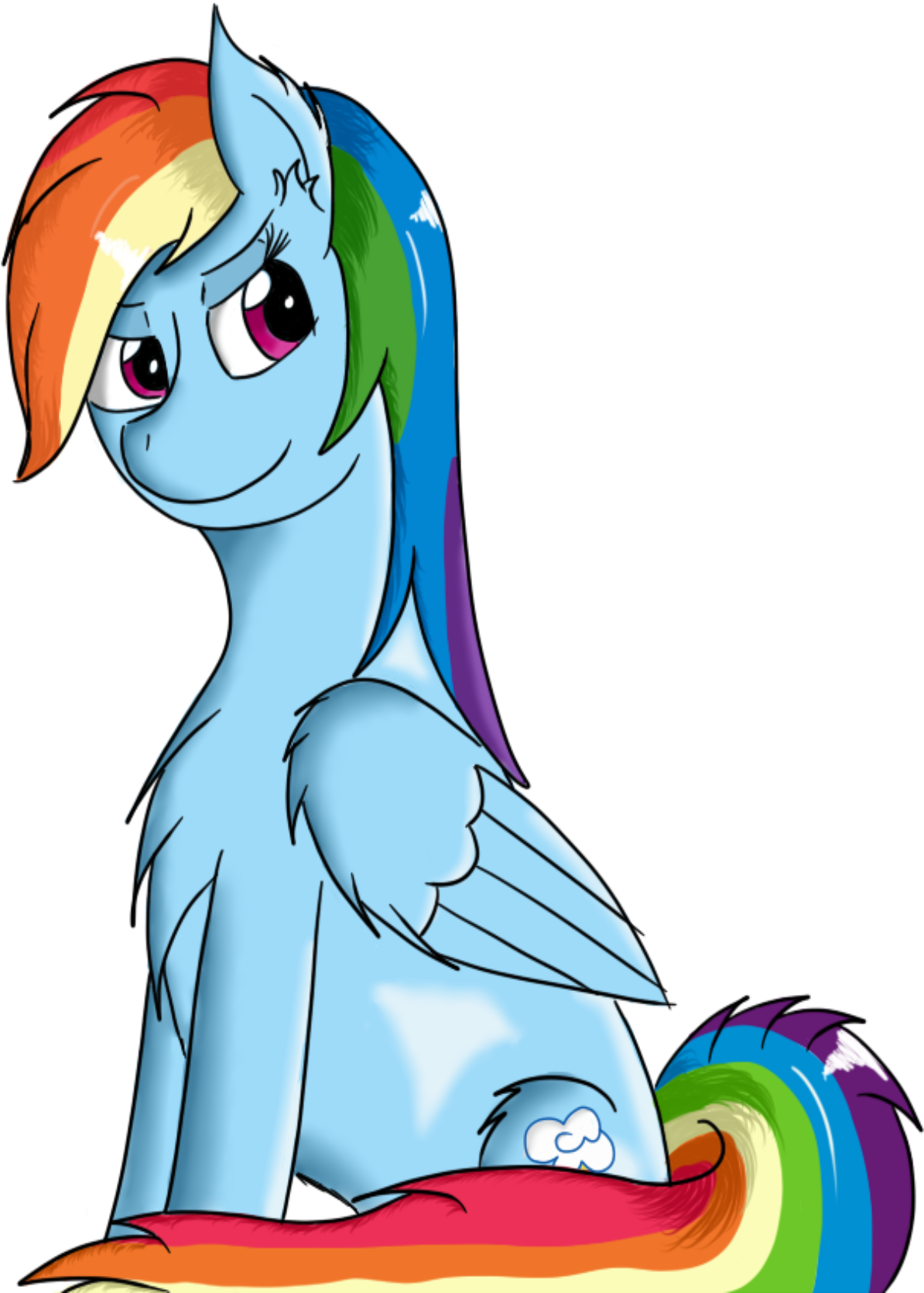 Just Rainbow Dash