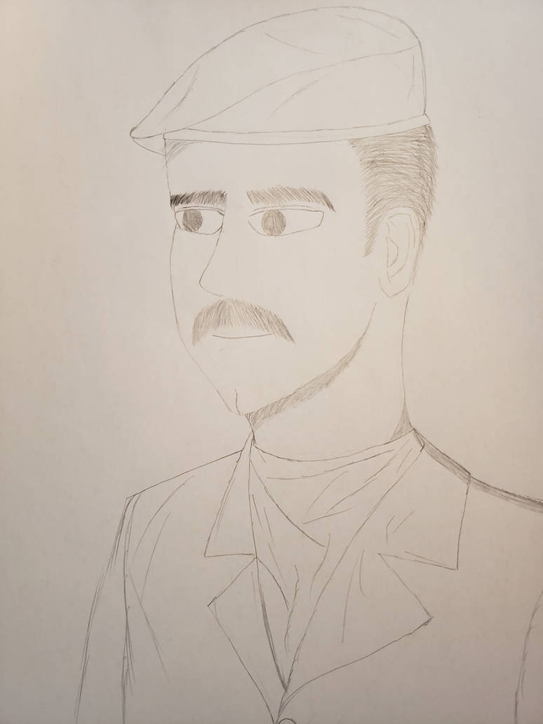 Saddam Hussein drawing by robchen96 on DeviantArt