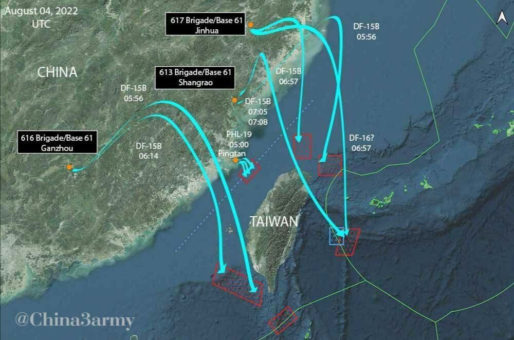 На китайском полетит. Тайваньский кризис 2022 карта. Тайфун ракетный комплекс. Тайваньский кризис 2022 года. Траектория полета ракеты ХАЙМЕРС.
