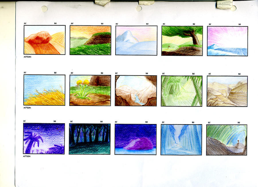 Simple Color Base Layout 15 Mini Color Layouts by MichaelJRuocco on DeviantArt