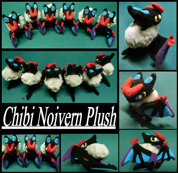 6x Chibi Noivern Plushies