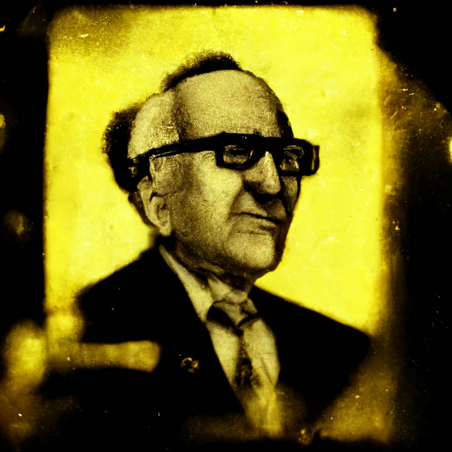 Ilustracipon de foto de Murray Rothbard by Acracia-Ancap on DeviantArt