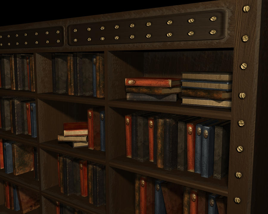 Old Bookshelf