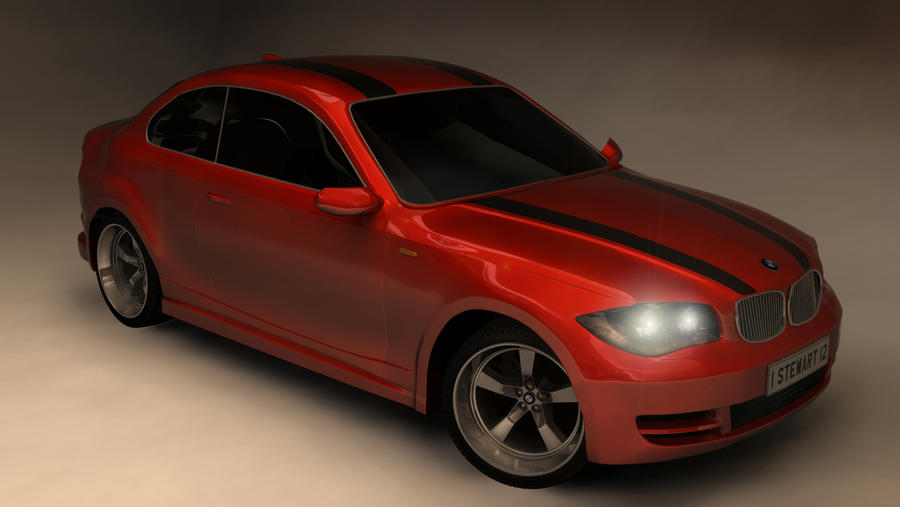 BMW 1 Series Coupe E82 3D Model By Hercool On DeviantArt bmw-1-series-coupe-e82-3d-model-by-hercool-on-deviantart