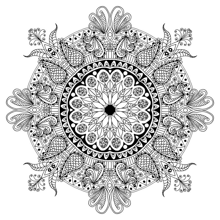 Paisley Mandala by WelshPixie