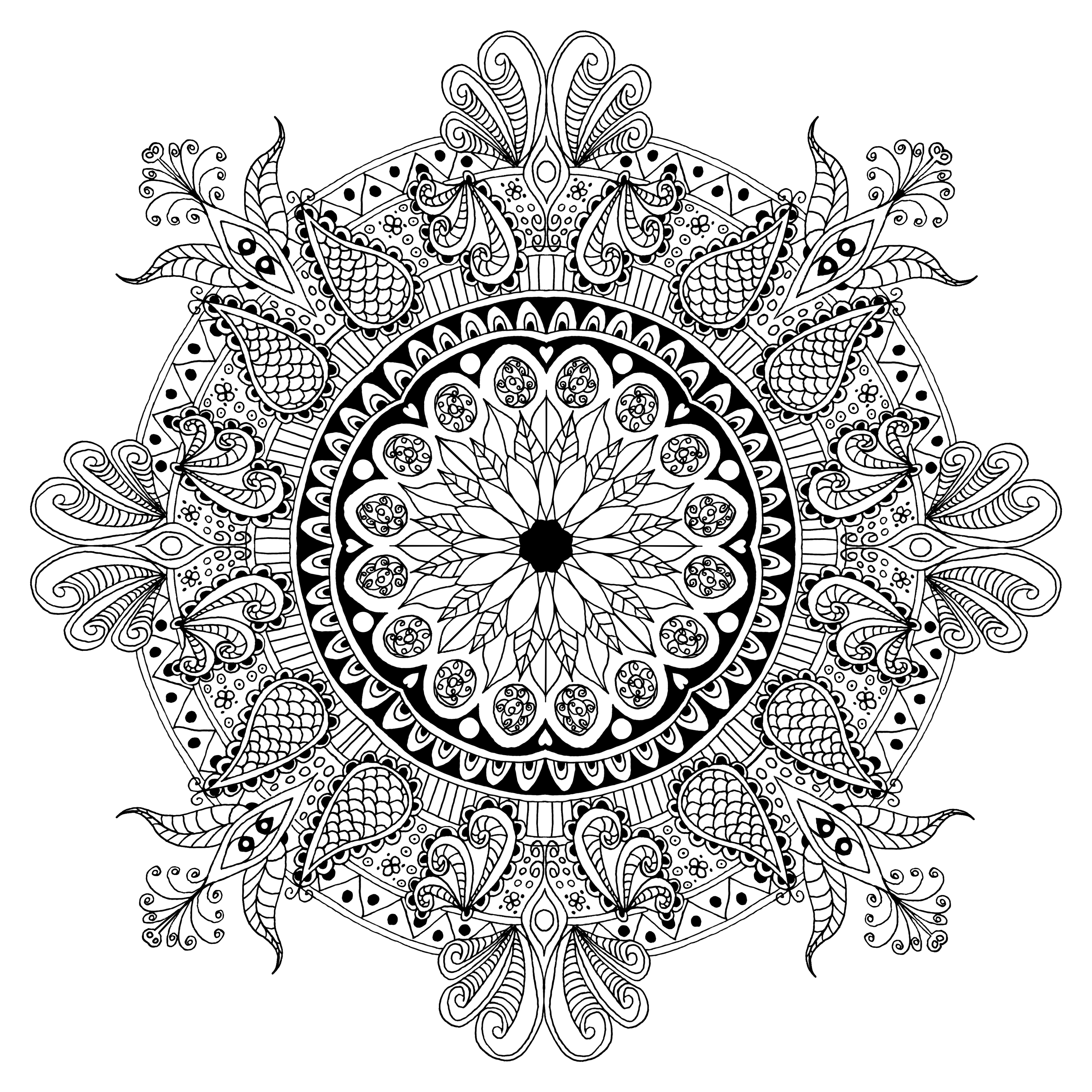 Paisley Mandala by WelshPixie