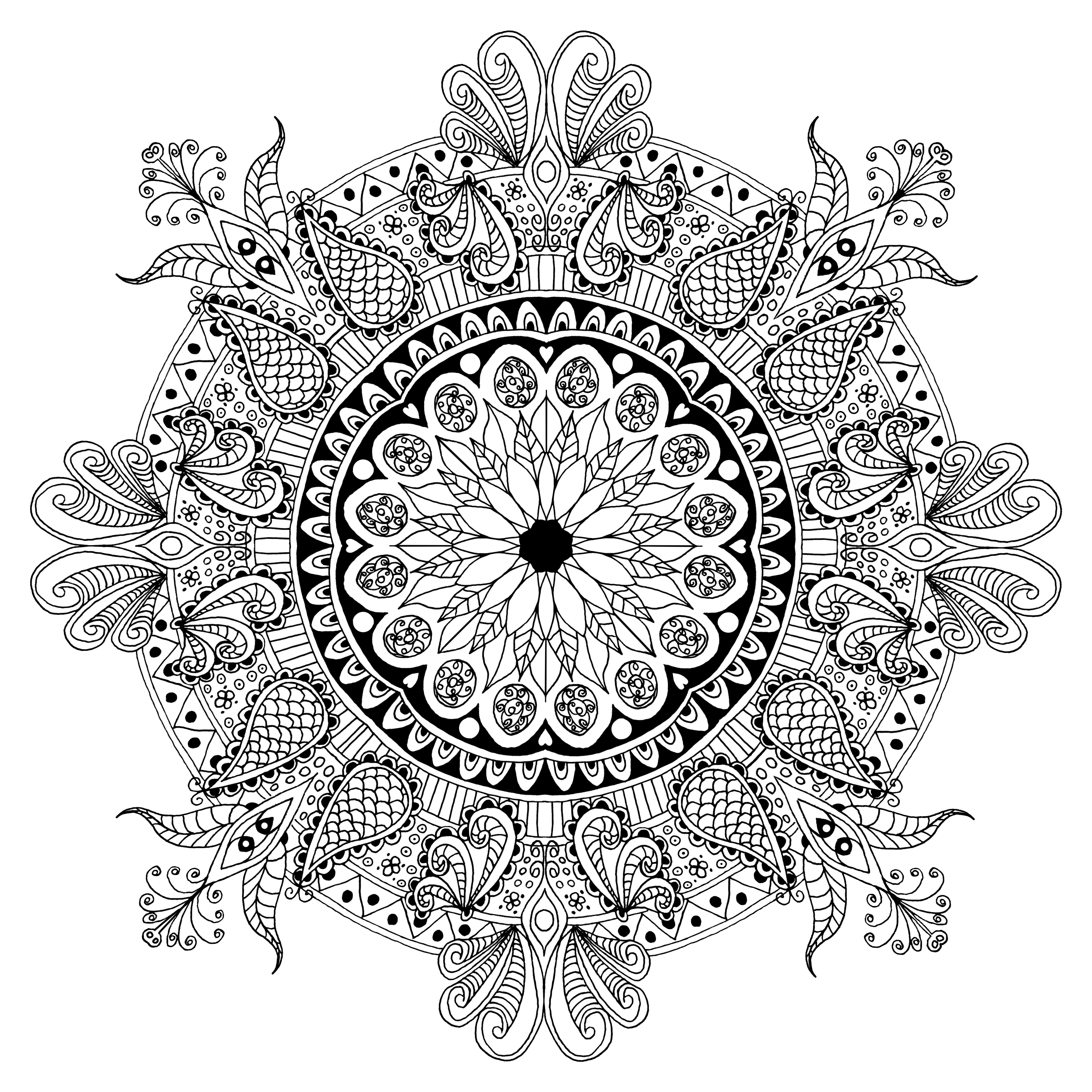 Paisley Mandala