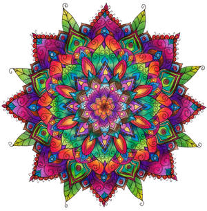 Finished Mandala Colouring