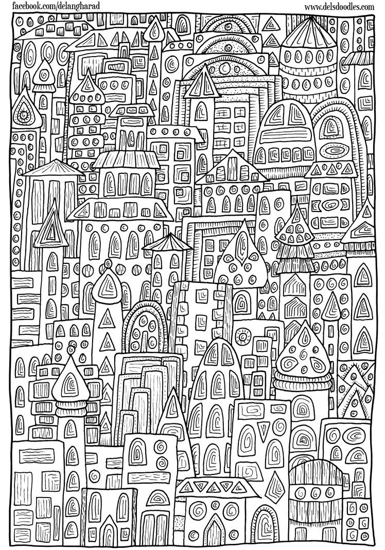 Download Buildings Colouring Page by WelshPixie on DeviantArt