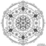 Flowery Circles Mandala