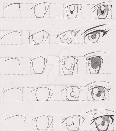 How to draw: Simple Anime/Manga eye FEMALE 